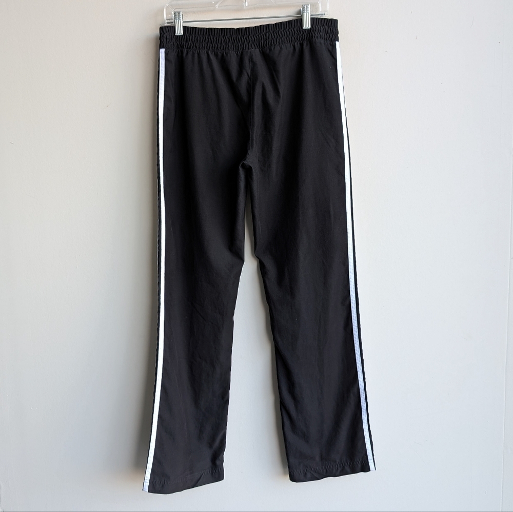 Adidas Black Track Pants with White Stripes - Picture 2 of 5
